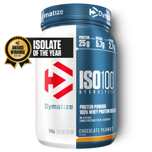 Načíst obrázek do prohlížeče Galerie, Dymatize ISO 100 Hydrolyzed Whey Protein Isolate 900g